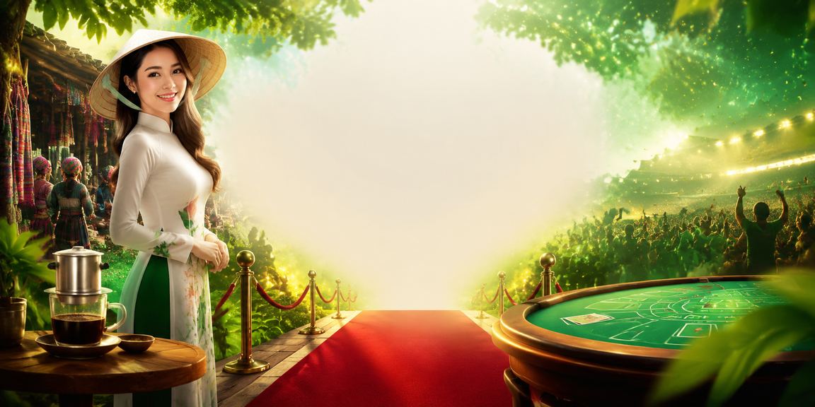 Người chơi baccarat tại Sapa với nón lá truyền thống và bầu không khí vùng cao đặc trưng